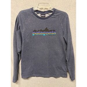 Patagonia Organic Cotton Long Sleeve‎ Raglan Shirt Top Mens Medium